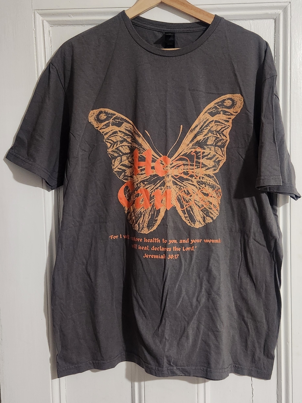 Gildan Softstyle Gray Crewneck T‑Shirt - Picture 3 of 6